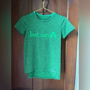 Lansdowne extra small short sleeve green Ireland top